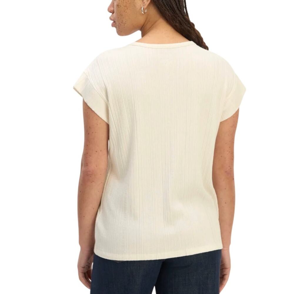 Everlane The Rib Muscle Tee in Bone size Small NWT - Picture 7 of 7